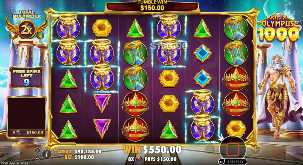 Gates of Olympus 1000 juego